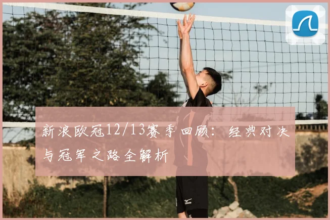 新浪欧冠12/13赛季回顾：经典对决与冠军之路全解析